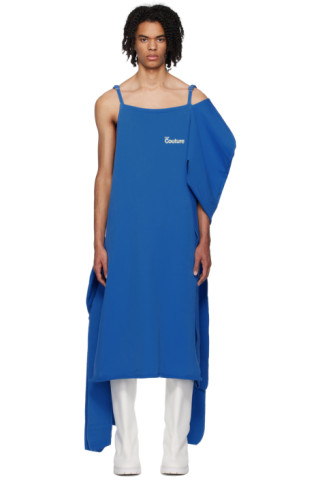 ANONYMOUS CLUB – Blue Hooded Dress