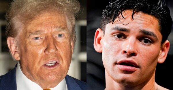 Boxer Ryan Garcia tests positive for PEDs, suggests Trump support made him a target
