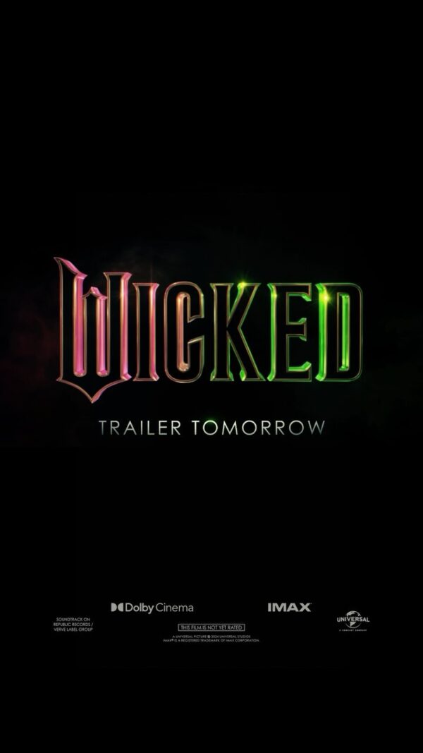 It’s good to see them, isn’t it? #WickedMovie trailer TOMORROW.