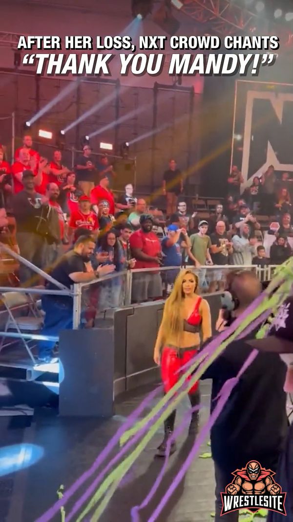 The night #MandyRose lost her #NXT Women's title