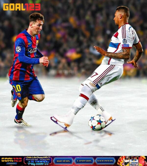 Ngày này 9 năm trước, Leo Messi khiến Jerome Boateng trượt băng trên sân cỏ (nếu không muốn nói là một chú hề thực sự) �…