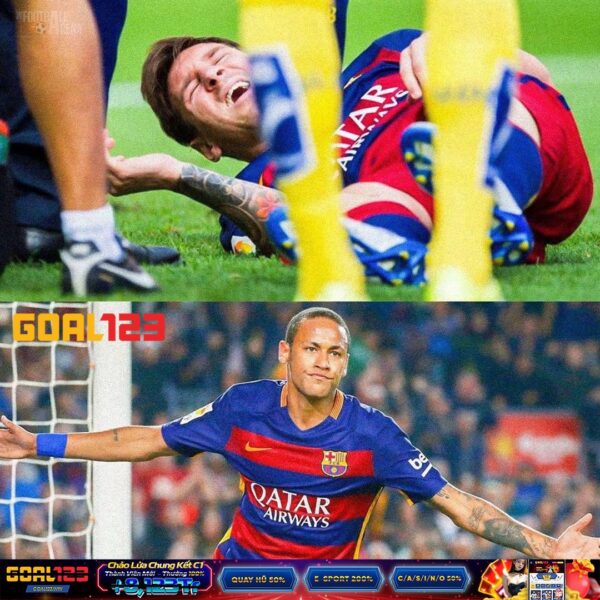 Năm 2015, Lionel Messi dính chấn thương nặng ở đầu gối trái và phải nghỉ thi đấu 2 tháng. Sau đó, Neymar cạo tóc và gánh…