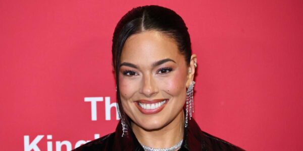 Ashley Graham debuts a new spiky fringe haircut on the Met Gala red carpet