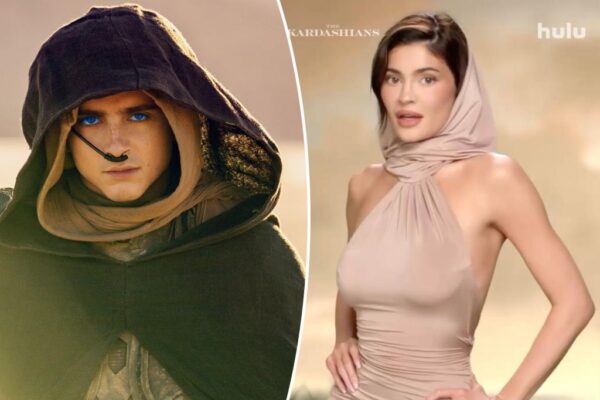 Fans convinced Kylie Jenner gave subtle nod to Timothee Chalamet with hooded dress in ‘Kardashians’ teaser