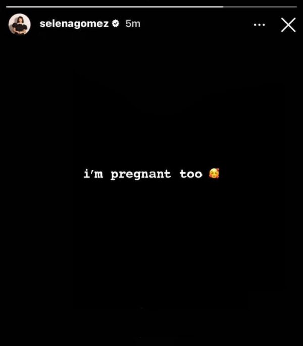 Imagine if Selena Gomez announces she is pregnant too ???????? https://t.co/0R5iQi0347