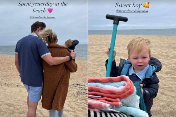 Heather and Tarek El Moussa Have a Beach Day with Their Sons