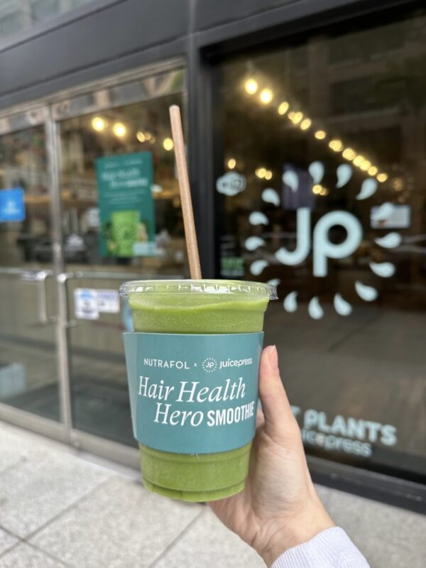 Nutrafol and Juice Press Launch Hair Healthy Smoothie