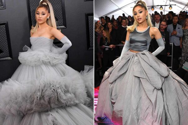 Ariana Grande Wears a Dramatic Tulle Ballgown on Red Carpet