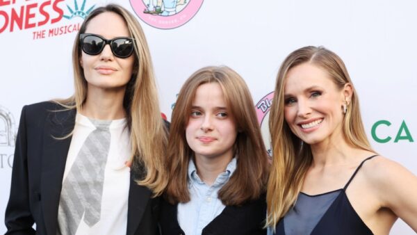 Angelina Jolie & Daughter Vivienne Do Edgy Looks for ‘Reefer Madness’