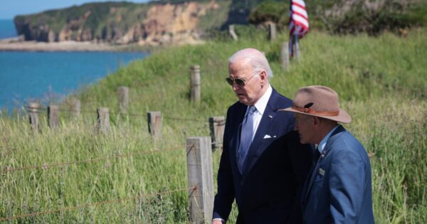 Railing against Biden’s D-Day rhetoric, right gives away the game