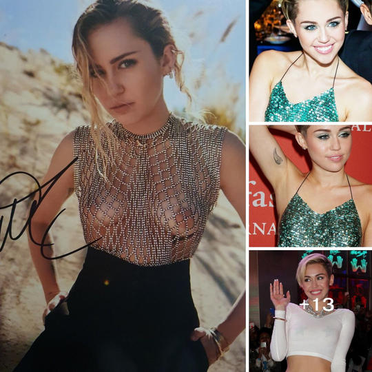 Miley Cyrus Mesmerizes in a Stunning Emerald Gown: A Fascinating Photoshoot Reshaping Fashion and Elegance