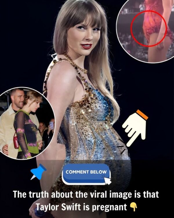 The truth about the viral image is that Taylor Swift is pregnant ????