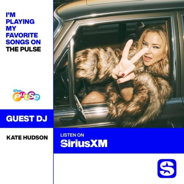 Playing some of my favorites on SiriusXM The Pulse ???? Listen now on the app: https://sxm.app.link/KateHudsonGuestDJ