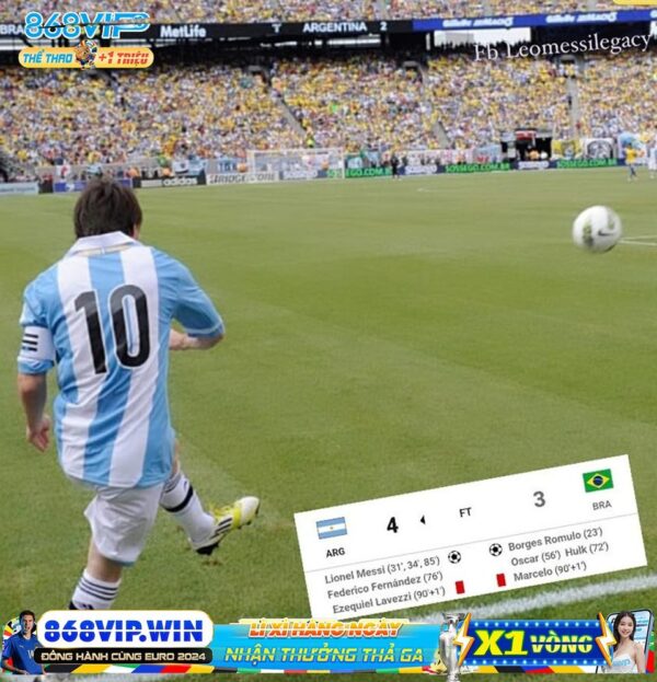 Cách đây đúng 12 năm, Leo Messi đã lập hat-trick vào lưới Brazil ???? Cầu thủ duy nhất ghi 3 bàn vào lưới Brazil ở một trậ…