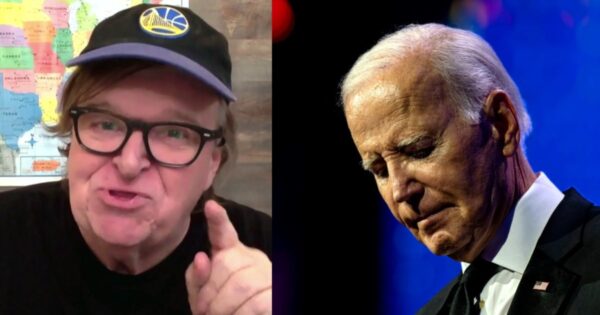 ‘A form of elder abuse:’ Michael Moore on Biden continuing in presidential campaign 