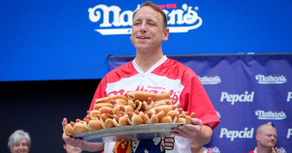 Nathan’s is the winner of its hot dog eating contest with Joey ‘Jaws’ Chestnut out