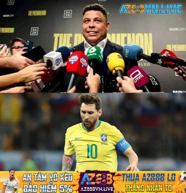 ????????????️Ronaldo: "Tôi luôn mong Messi là người Brazil. Ngay cả ở độ tuổi này, cậu ấy đã đóng góp điều mà nhiều bạn trẻ mơ…