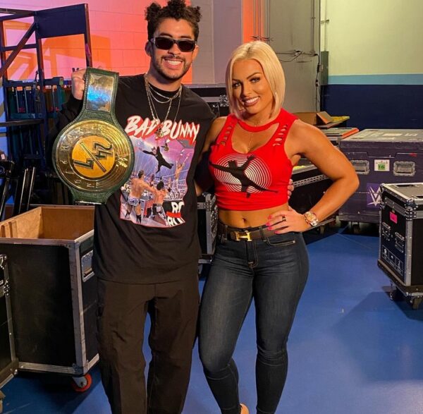 Then 24/7 Champion #BadBunny and former #NXT Women's Champion #MandyRose