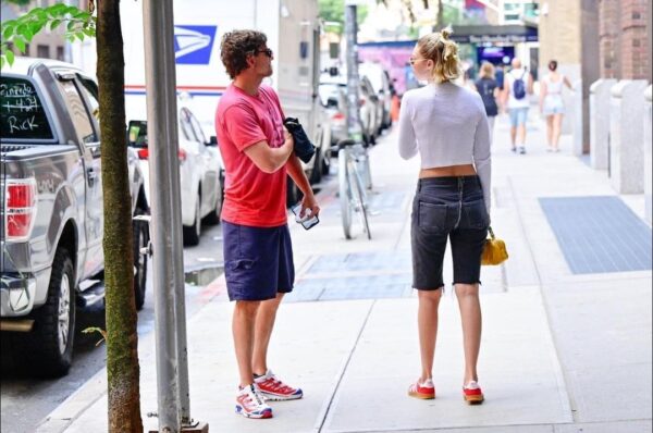 Bradley & Gigi out in newyork in july 8