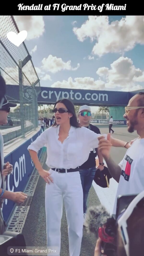 Kendall & Lewis at F1 Grand prix Miami ????