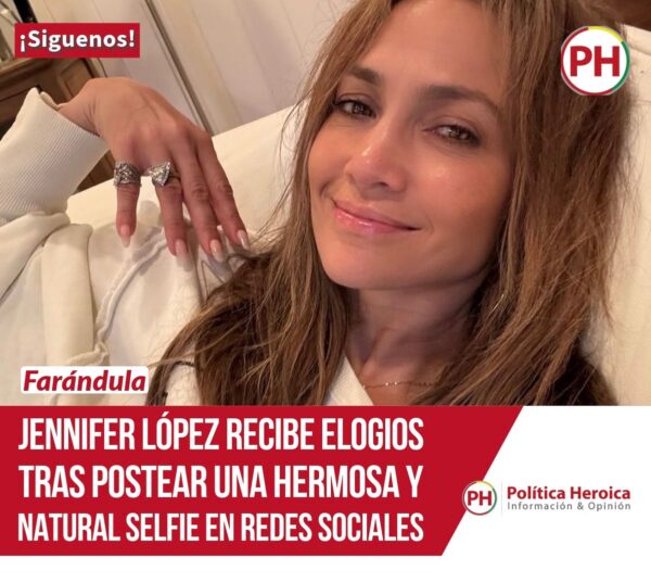 Jennifer López recibe elogios tras postear una hermosa y natural selfie en redes sociales Síguenos @politicaheroica_ 👈🏽 Jennifer López sorprendió a sus seguidores al publicar una foto sin maquillaje, mostrando su rostro al natural. A sus 55 años, la cantante y actriz recibió https://t.co/gbjwcULcDO