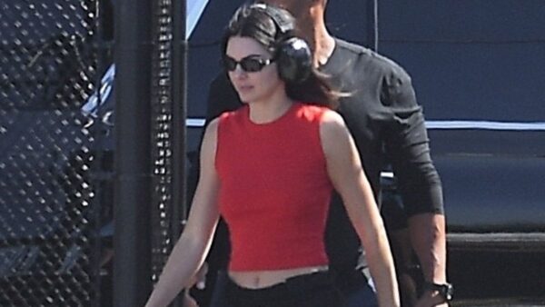 Kendall Jenner Jets Off in 2024’s Biggest Sneaker Trend and Tiny Shorts