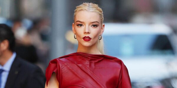 Anya Taylor-Joy’s Red Leather Minidress Will Get Your Blood Pumping