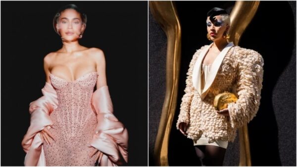 Paris Fashion Week: Kylie Jenner flaunts tiny waist, Doja Cat wears dress with rose petals at Schiaparelli show. Pics