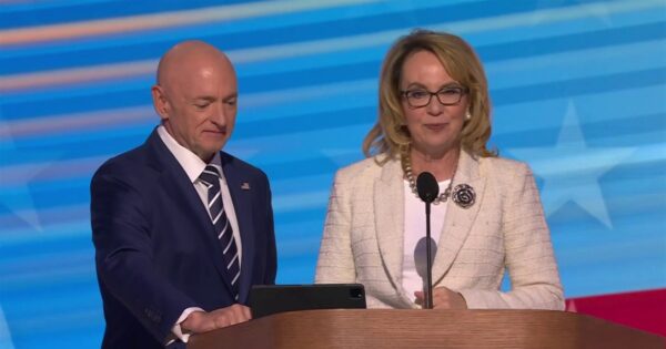 Gabby Giffords says Kamala Harris will ‘beat the gun lobby’ at the DNC