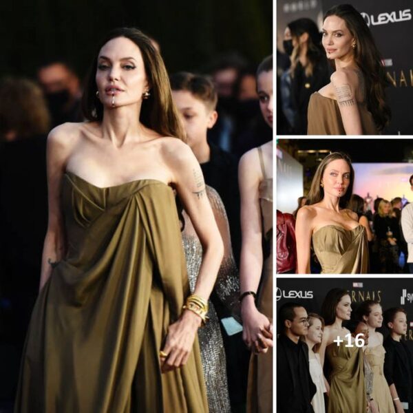 Captivating moments at 'The Eternals' movie premiere as Angelina Jolie shines alongside her children a magical family affair to …