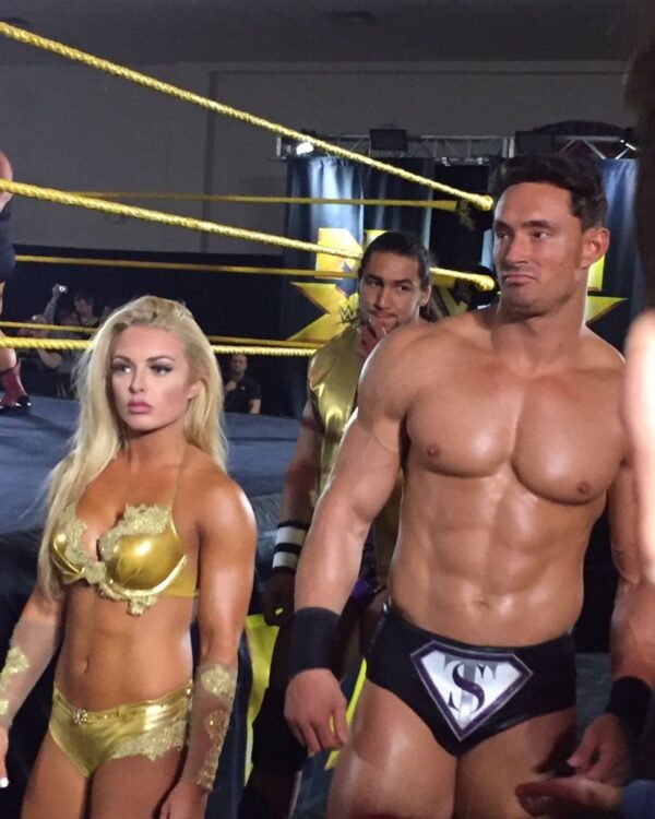 Throwing it back to their #NXT days with #MandyRose and #TinoSabbatelli! 🔙📸