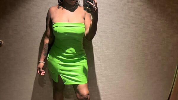 Viral ‘green dress girl’ sparks discourse over proper club attire