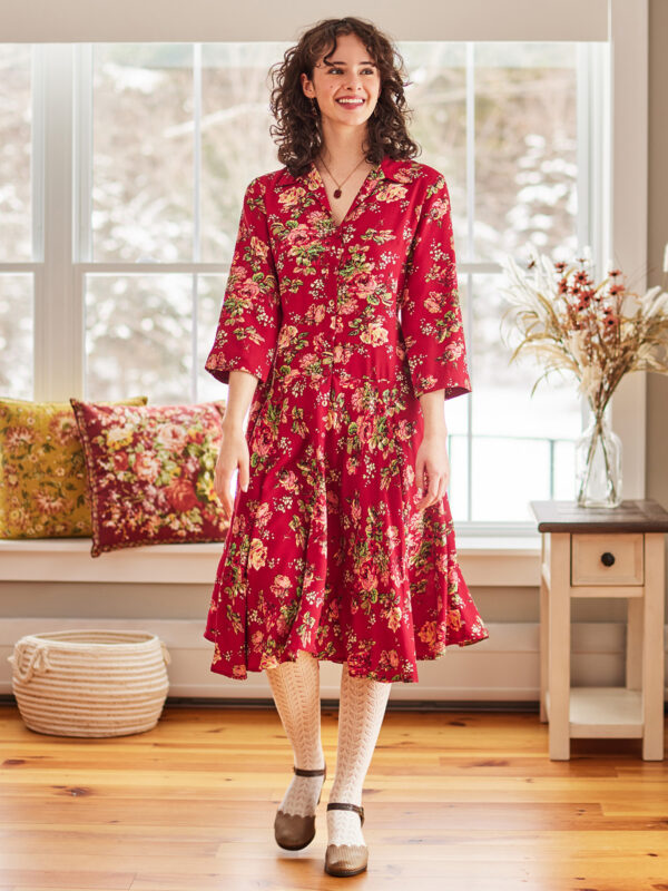 Cerise Dropwaist Dress | Attic Sale, Dresses Attic :Beautiful Designs by April Cornell