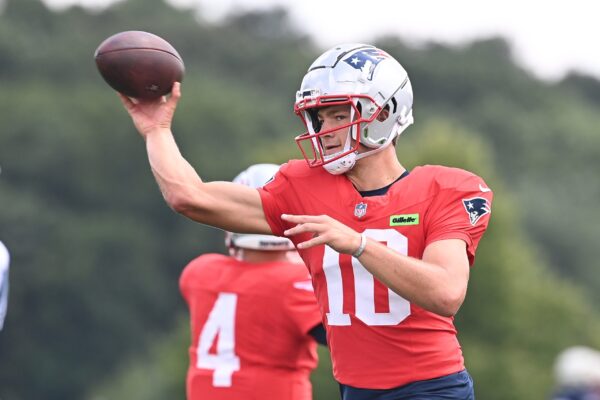 Drake Maye Keeps Improving on Day 9 of Patriots Camp