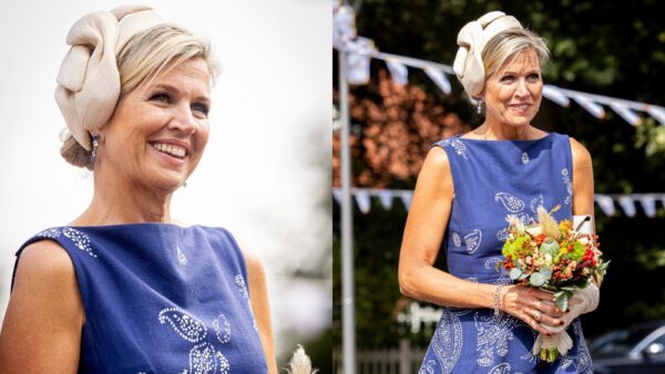 Queen Maxima of Netherlands Dazzles in Natan Dress at Cultural Center