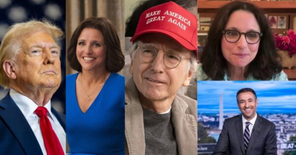 Trump’s ‘VEEP’ nightmare! Harris surges as Julia Louis-Dreyfus, Colbert & LD rally ‘Blue Wall’ Dems 