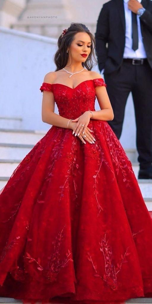 Blood Red Wedding Dresses: 12 Amazing Suggestions | Red bridal dress, Red wedding dresses, Red wedding dress