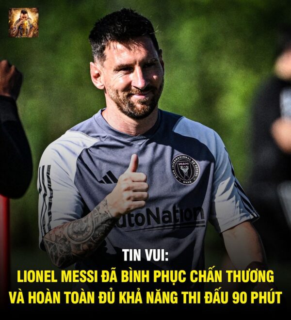 🚨LIONEL MESSI ĐÃ BÌNH PHỤC CHẤN THƯƠNG 🩷 Tin vui từ HLV Tata Martino, Lionel Messi bình phục hoàn toàn chấn thương và…