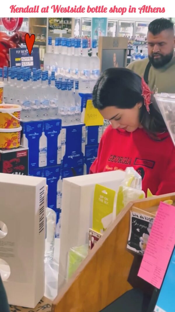 Kendall at westside bottle shop in Athens ❤️