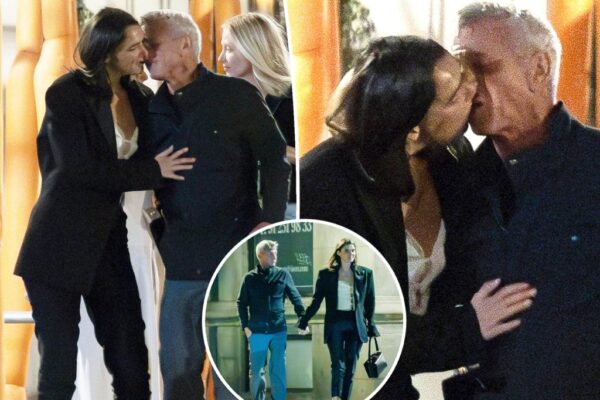 Sean Penn, 64, kisses actress Valeria Nicov in Spain