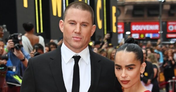 Channing Tatum Poses Shirtless in Romantic Zoe Kravitz Tribute