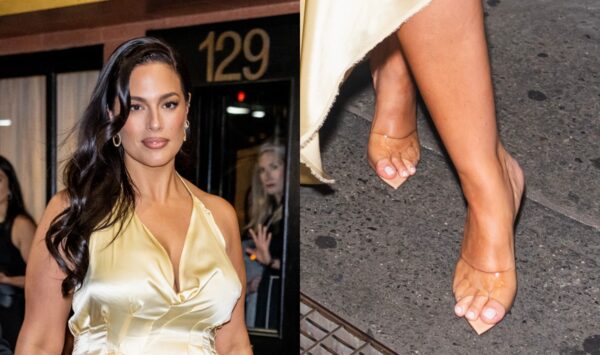 Ashley Graham Pops On Nude Mules for Harper’s Bazaar Cocktail Party – Footwear News