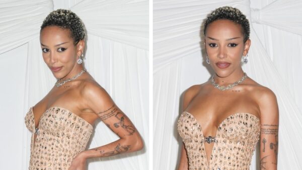 Doja Cat Sparkles in Versace at Clooney Foundation for Justice Gala