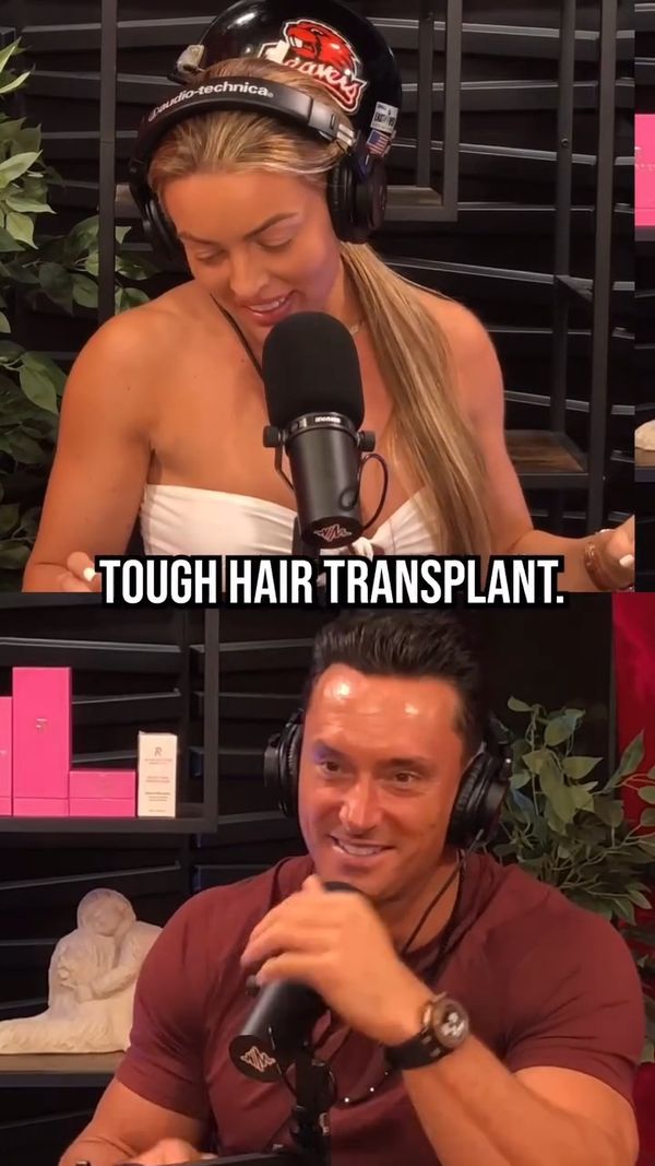 #MandyRose and #TinoSabatelli respond to a fan question about hair transplants! 💇‍♀️💬 😆