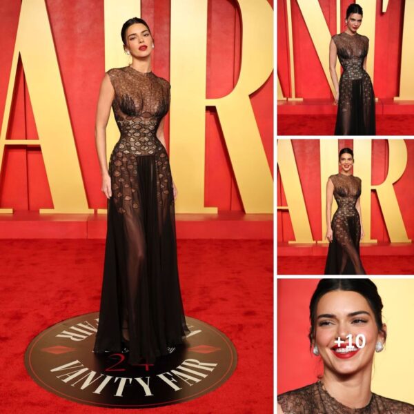 Read more: https://szone.live/18216/ Stunning and chic as always! Kendall Jenner turns heads at the Vanity Fair Oscars p…