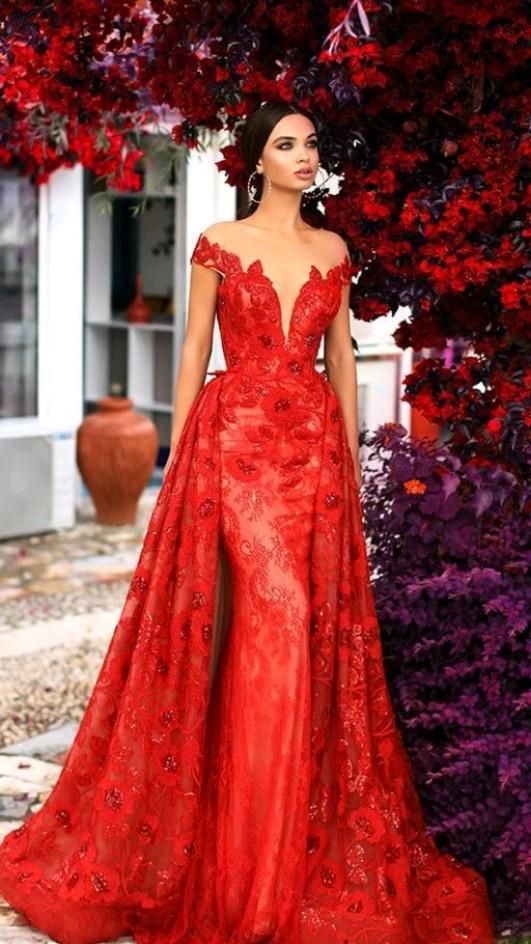 Red Wedding Dresses: 18 Lovely Options For Brides | Red bridal dress, Red wedding gowns, Red wedding dresses