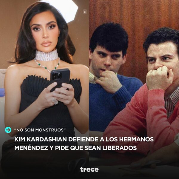 LOS DEFIENDE 🤨

👀 Kim Kardashian visitó a los hermanos Erik y Lyle Menéndez en la cárcel y pide que se haga justicia con ellos y se les otorgue un nuevo juicio.

✍🏻 Escribió una carta publicada por NBC News, donde aboga por la libertad de Lyle, de 56 años, y Erik, de 53. Lyle https://t.co/PwqjxiOTqY