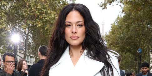 Did Ashley Graham Just Take a Bath in Lingerie and Fluffy Heels?