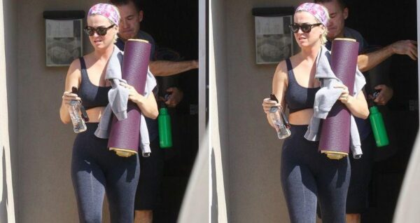 Katy Perry shows off her toned figure as she leaves a sweaty yoga session after returning home from Rome – CELEB NEWS