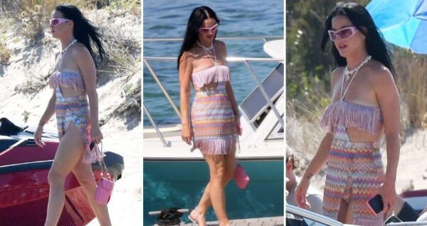 Katy Perry stuns in a fringed bikini as she and Orlando Bloom enjoy a star-studded triple date – CELEB NEWS